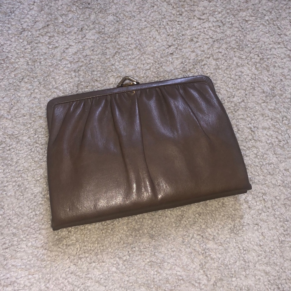 Mardane USA Vintage Style Taupe Clutch Purse - Shoulder Purse